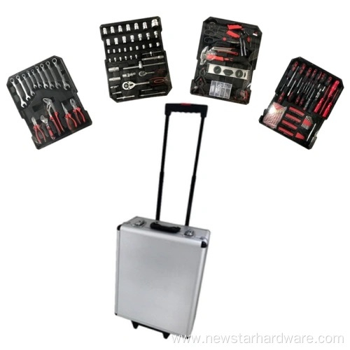 Мобильная ручная тележка для инструментов из 186 предметов