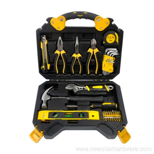 Набор бытовых инструментов, 58 шт., коробка для ручных инструментов