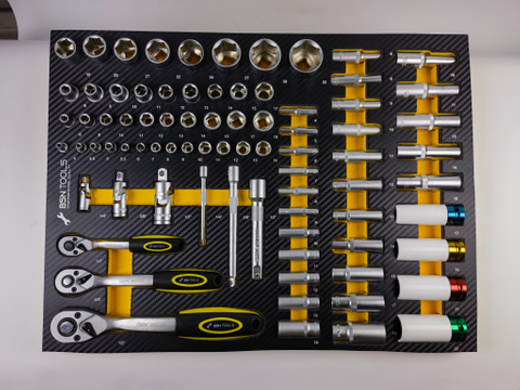 Высококачественный набор шкафов для авторемонта с 6 ящиками 