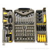 111шт желтый профессиональный универсальный набор инструментов для ремонта автомобилей с набором головок