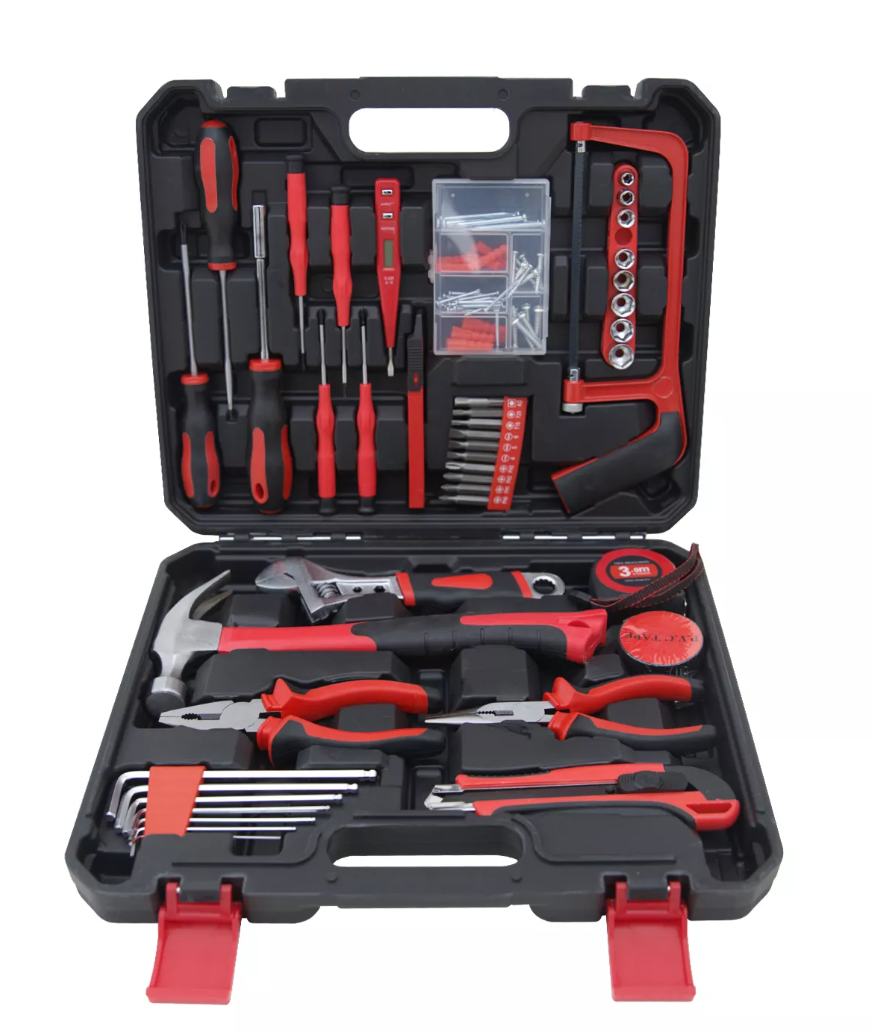 108pcs Multifunction Professional Household DIY Tool Set with Hammer Многофункциональный профессиональный набор бытовых инструментов «сделай сам» с молотком, 108 шт.